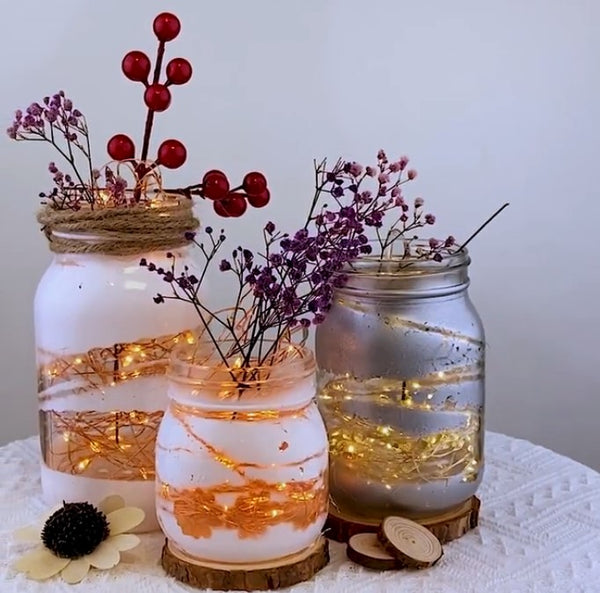 DIY Your Own Mason Jar Fairy Light