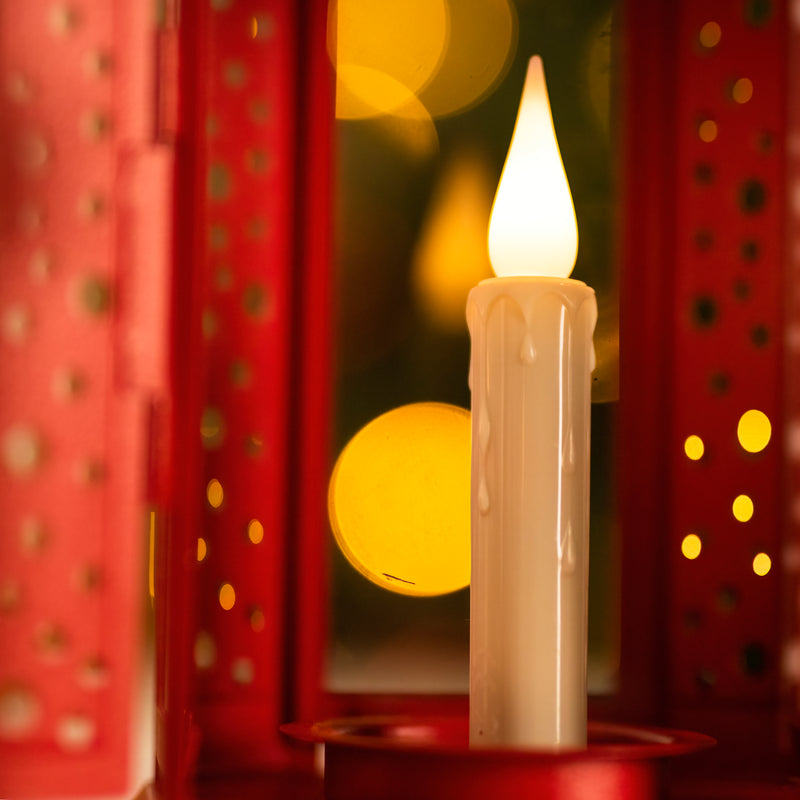 🎅✨Koopower Elfenbeinweiß LED Kerzenlichter für Weihnachten Hochzeit Kirche (Batterien enthalten)